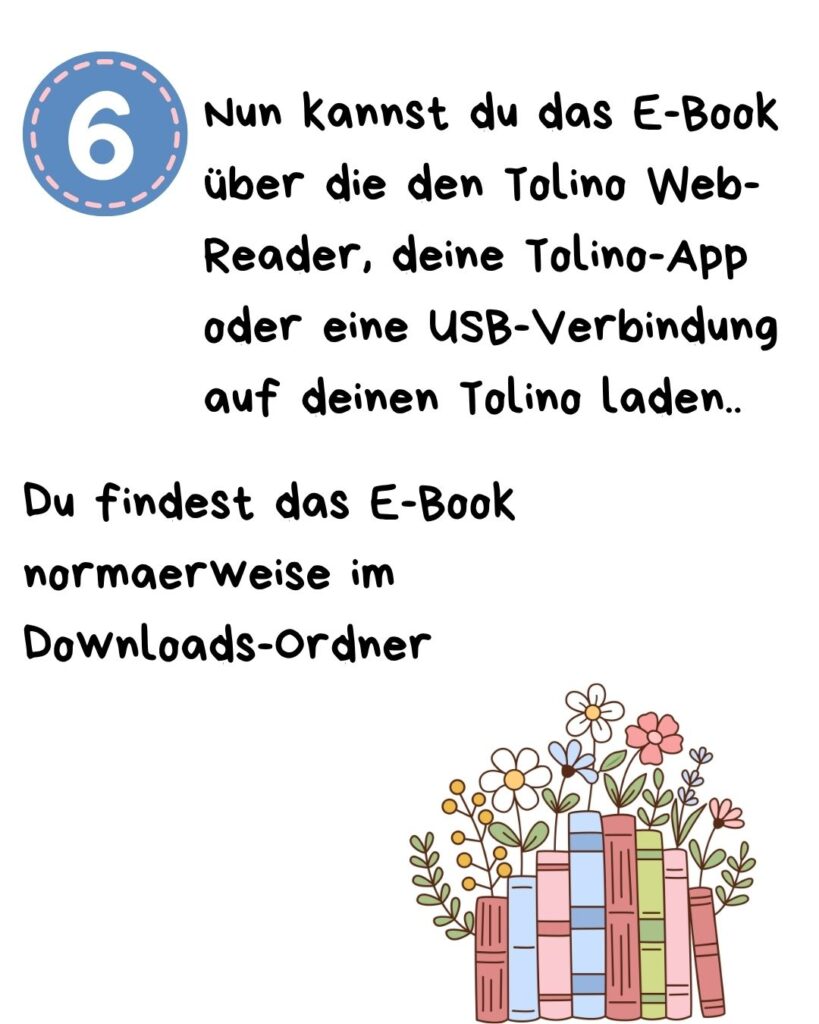 Du findest das E-Book normaerweise in deinem Download-Ordner.