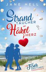 Buchcover Strandtaucher mit Häkelherz von Jane Hell
